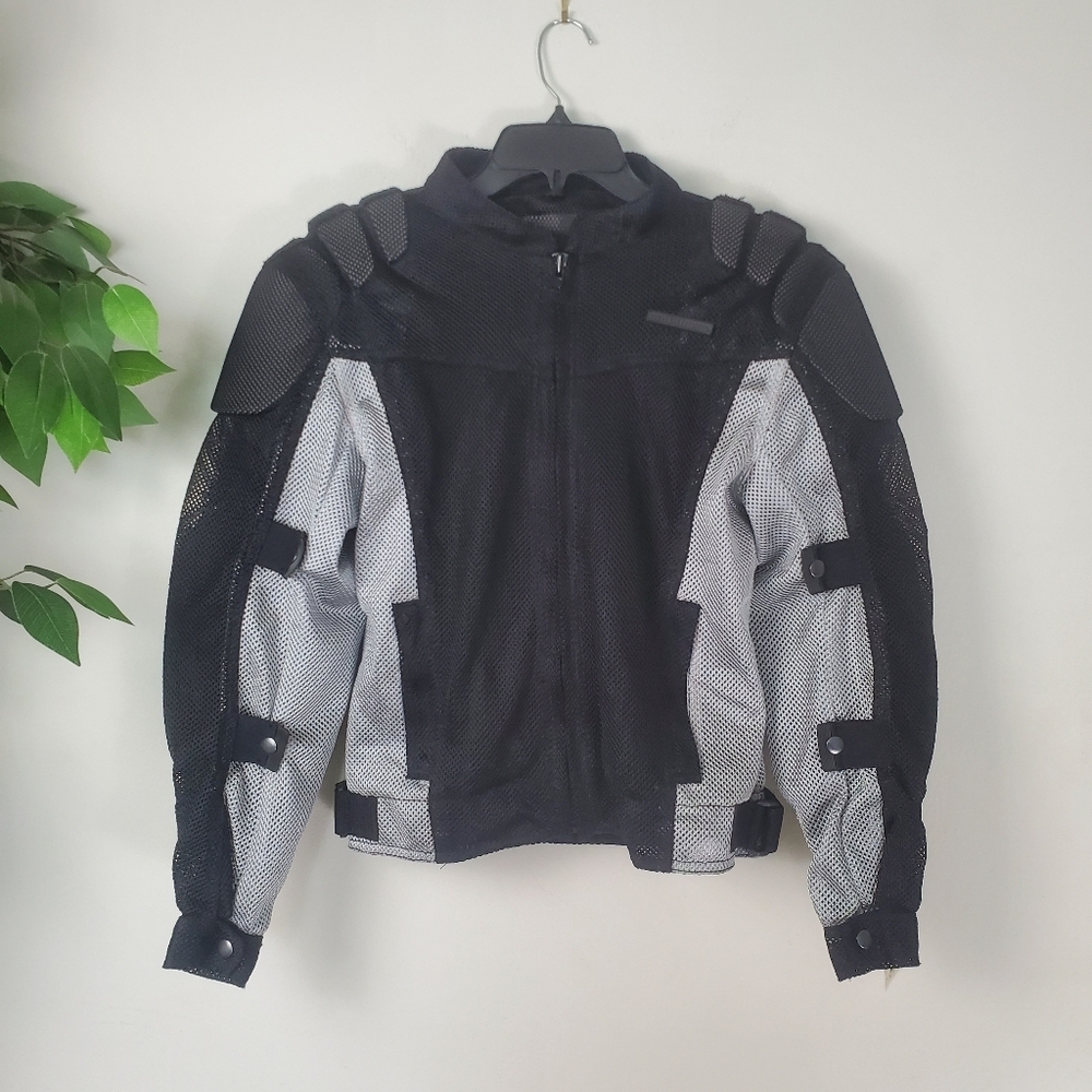 Motoboss Motorcycle Jacket Ladies Size Large Short LS